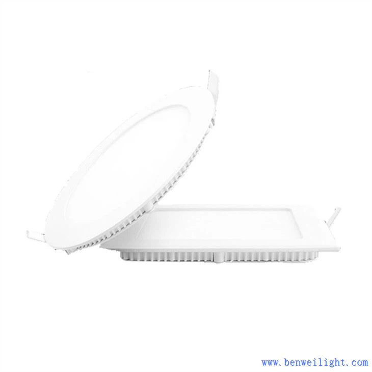 Panneau lumineux LED rond 12W