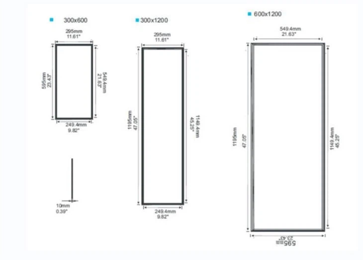 Panneau Led 1200x600 Dimmable