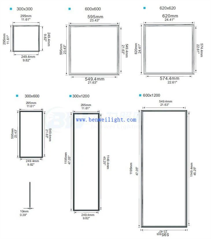 2x4 led flat panel 4000k