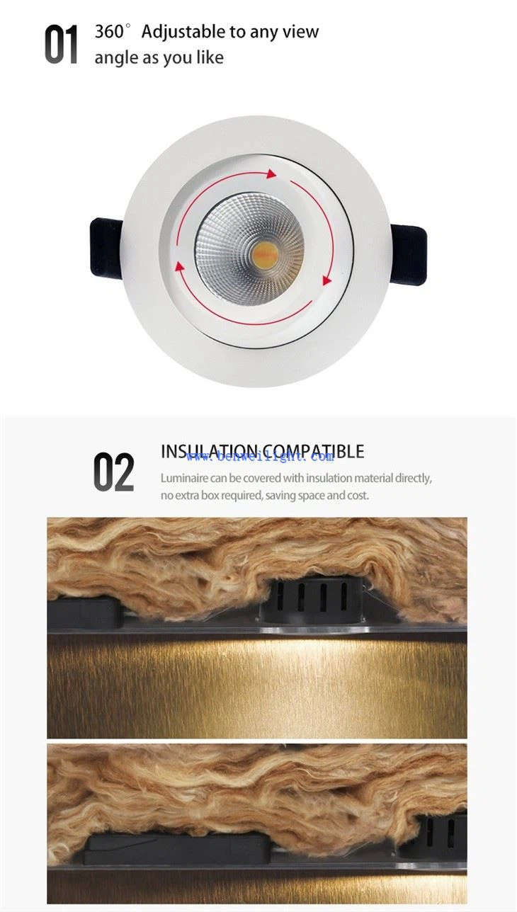 Remplacement des downlights halogènes par des LED