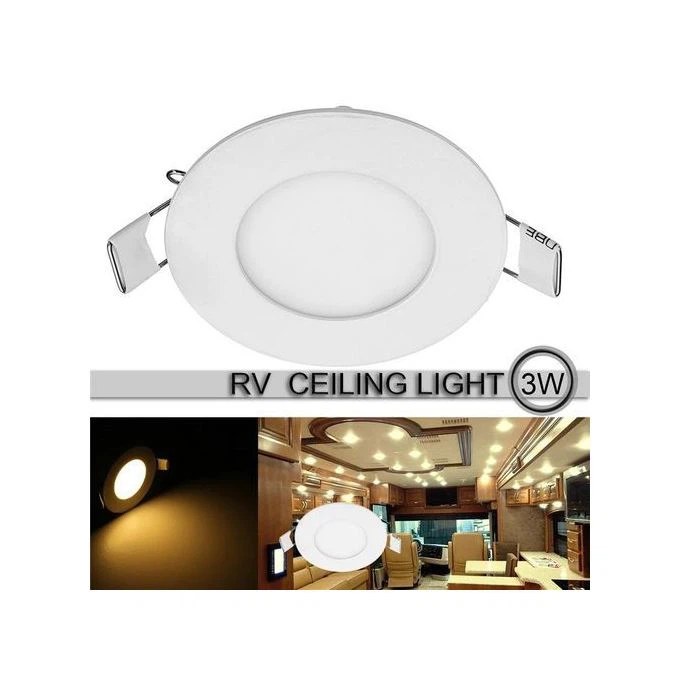 Plafonnier encastré 3W pour VR