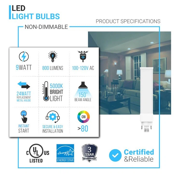 LED PL BULB 9W  3