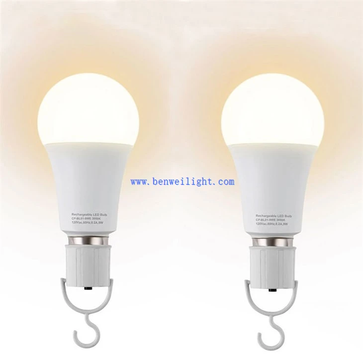 Ampoule de camping rechargeable à DEL