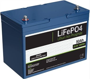 Batterie lithium-ion 24 volts 50ah