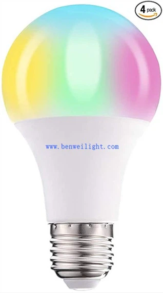 Ampoule LED à changement de couleur de base E27