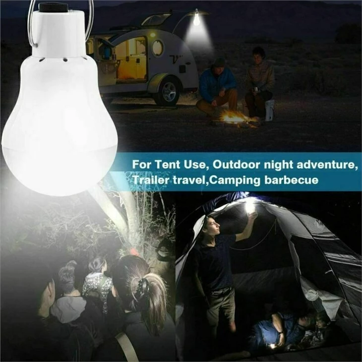 solar charging light bulb application