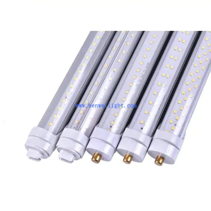 Ampoules fluorescentes Fa8 Ed à broche unique de 8 pieds en forme de V