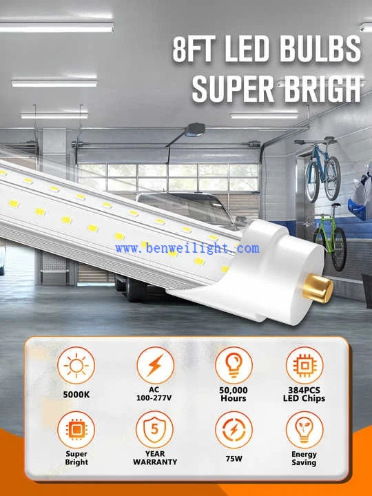 8 ft led shop light