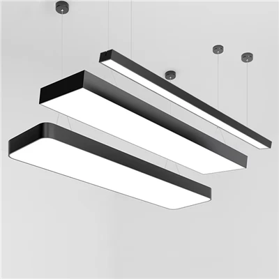 Lumières linéaires LED connectables de 4 pieds/8 pieds pour les bureaux commerciaux