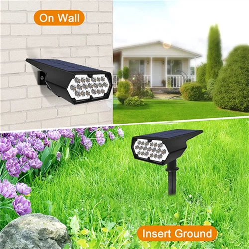 6500K Daylight Wall Lights, Solar Outdoor Lights for Garden Yard Driveway Walkway high quality
