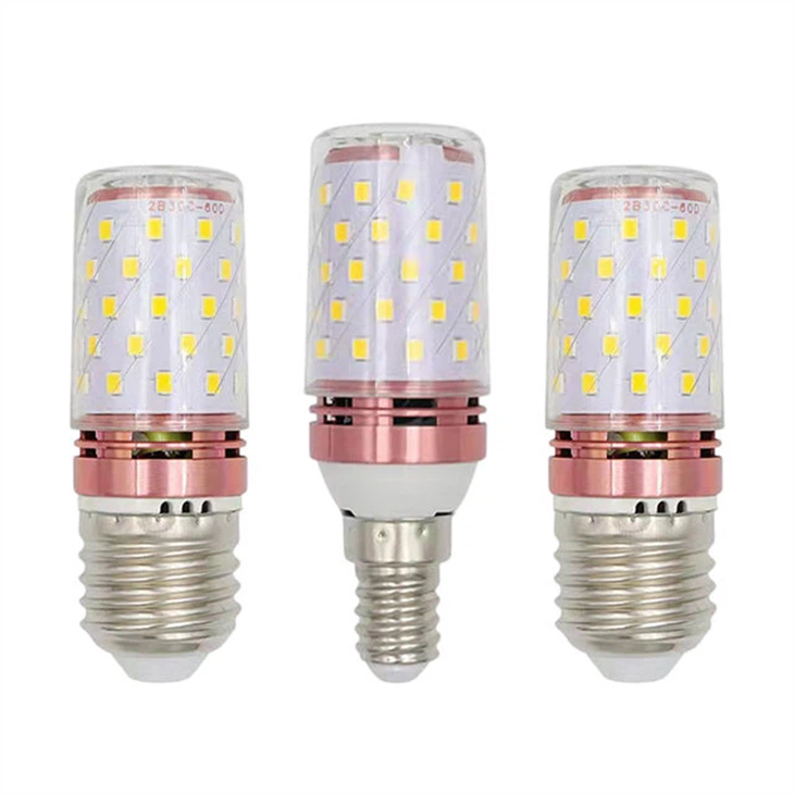 12W LED Corn Bulb - SMD Golden Light | Warm White/Daylight | E27/E14 Base