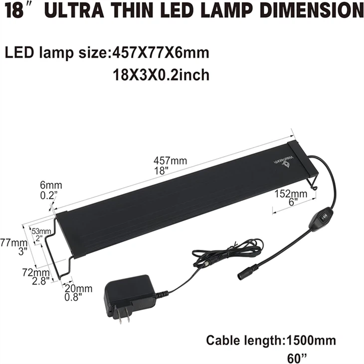 35W Smart Aquarium Light, Bluetooth LED Light suppliers