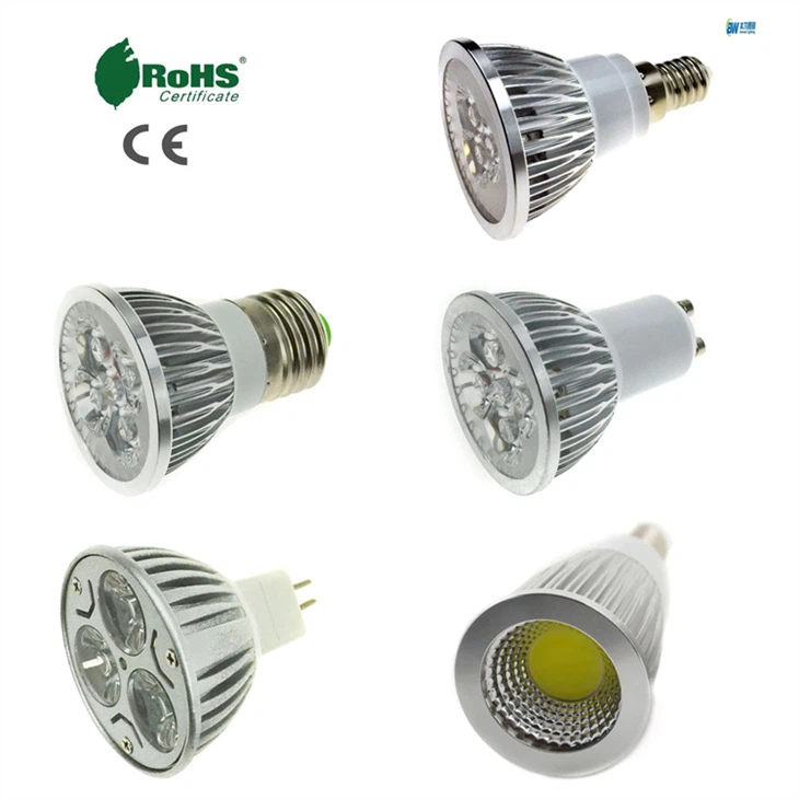 Ampoules de projecteur LED E27/GU10/MR16 4W Ampoule SMD