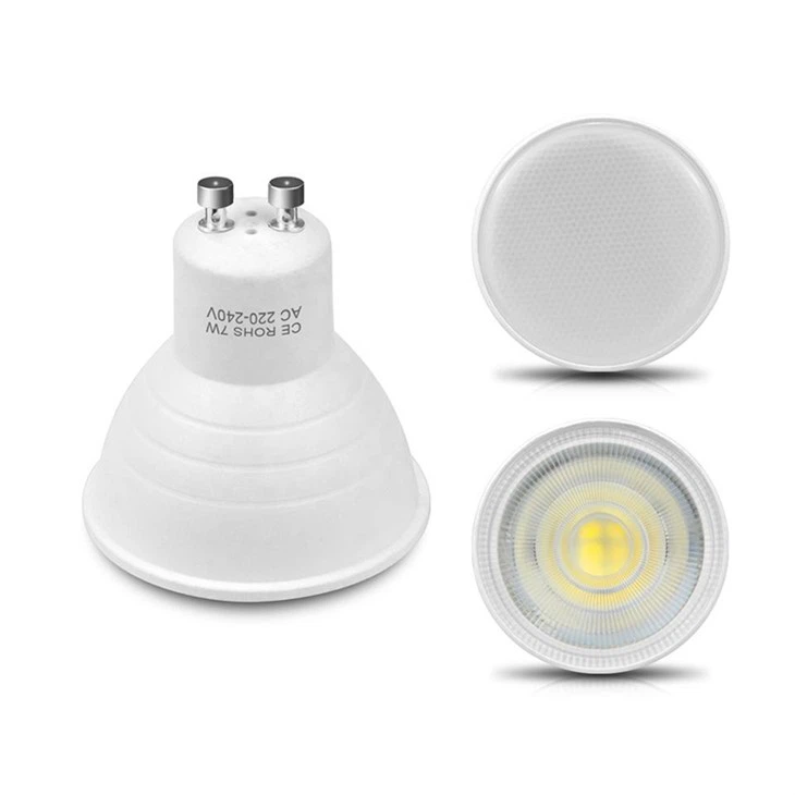 Projecteur LED SMD 3W GU10 PC+Corps Aluminium
