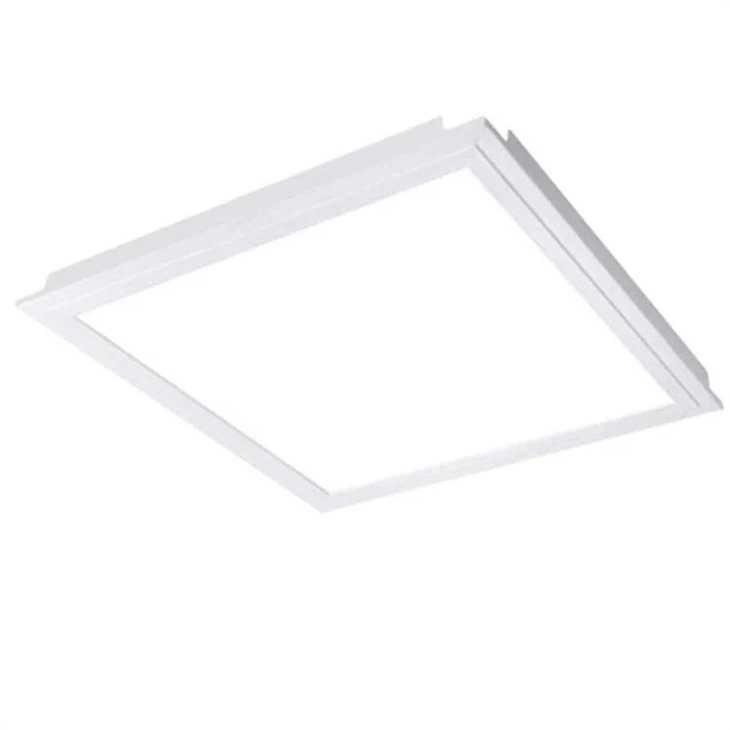 Panneau lumineux LED encastré au plafond plat 12W