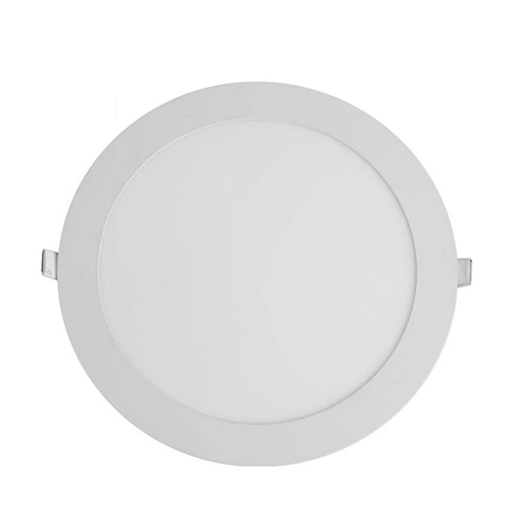 Panneau lumineux rond encastré