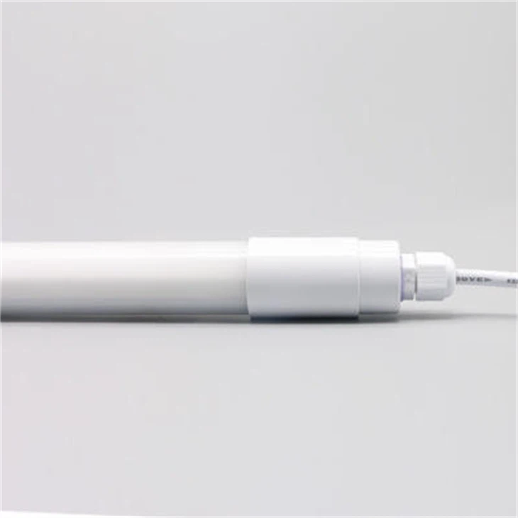 Round Waterproof T8 Tube Light IP65 Milky Cover factory