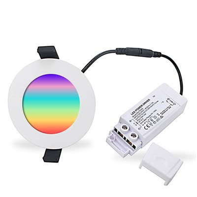 Downlight mené par Bluetooth intelligent de 9w RVBW