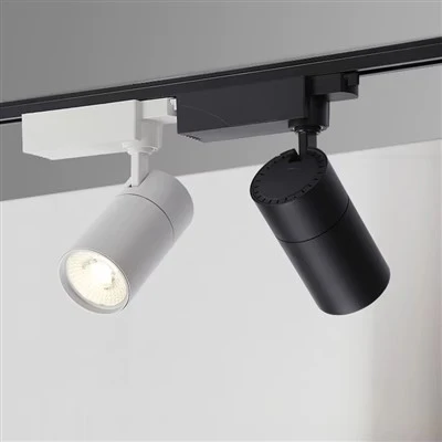 LUMIÈRE SUR RAIL LED – 10W – 4000K – NOIR