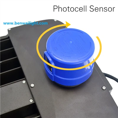 Capteur photocellule pour lumière LED extérieure : marche/arrêt automatique 120-277 V.