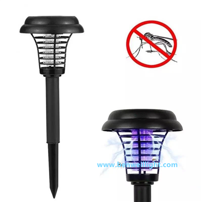 Zapper solaire contre les moustiques : lampe anti-insectes extérieure étanche avec lumière LED