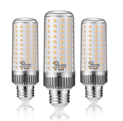 Cette ampoule LED en épi de maïs de 27 watts à économie d'énergie (modèle : EC-LED-CCL27W-5000) émet une lumière de 5 000 K (généralement la lumière du jour) et présente une conception à LED en épi de maïs, compatible avec les bases standard (par exemple, E26) pour l'éclairage quotidien des maisons, des petits espaces commerciaux, des bureaux ou des garages.