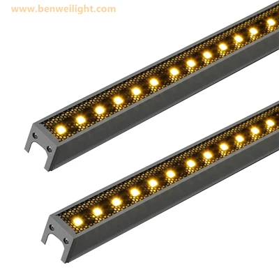 Lumière linéaire imperméable de C.C du joint 24V de mur de LED pour l'extérieur