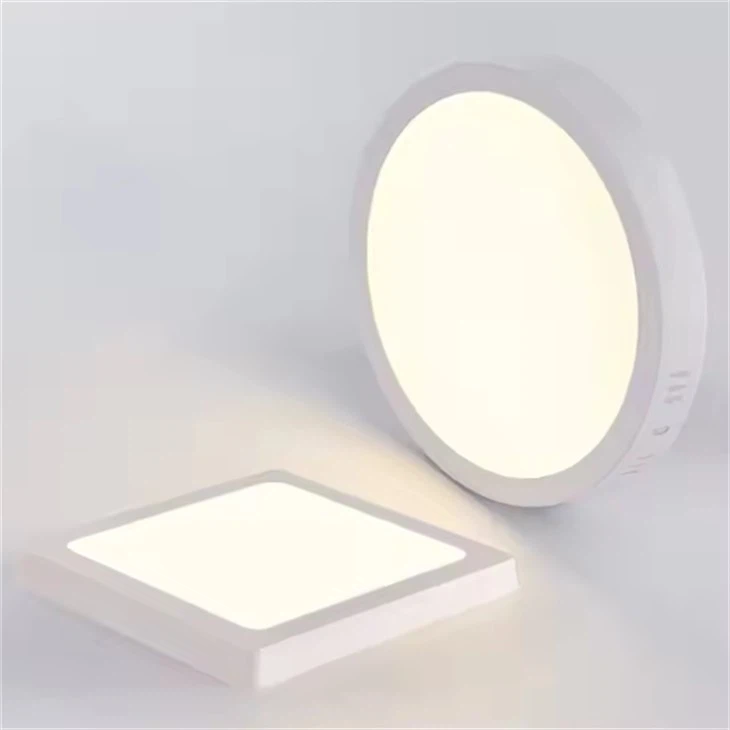 Panneau lumineux rond LED monté en surface 12W