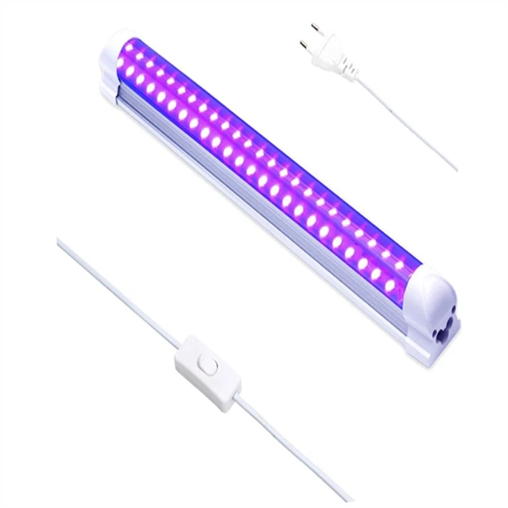 Tube UV Blacklight T8 - Lumière lumineuse LED pour KTV, chambre à coucher, fête et décoration